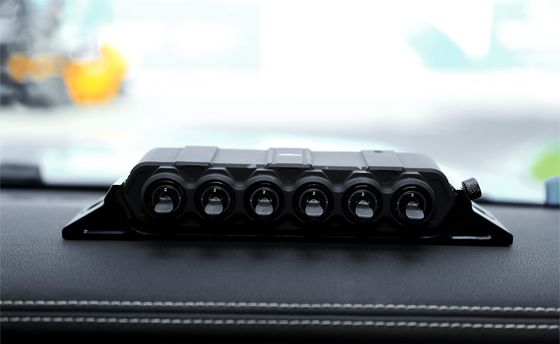 รถยนต์ทั่วไป Offถนน Wireless 6 Gang LED Control Switch Panel ระบบรีเล่ย์อิเล็กทรอนิกส์