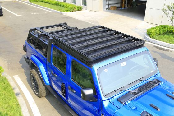 อิเล็กทรโฟเรซิสและผิวเคลือบผง 4x4 รางหลังคาสําหรับ Jeep Wrangler JT รางหลังคา