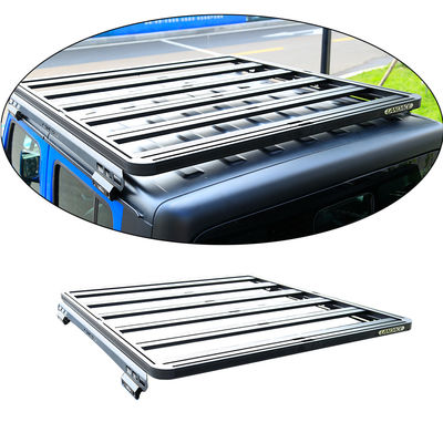 แพลตฟอร์มเรคหลังคาอลูมิเนียมสําหรับ Wrangler JT 4X4 อุปกรณ์เสริมรถ 1500X1425mm N.W. 25kg