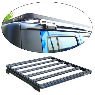 แพลตฟอร์มเรคหลังคาอลูมิเนียมสําหรับ Wrangler JT 4X4 อุปกรณ์เสริมรถ 1500X1425mm N.W. 25kg