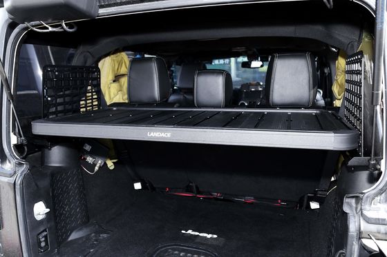 สไตล์เครื่องจักรกล ราคคาร์โก้โลหะแข็งสําหรับ Jeep Wrangler JK 4x4 L Car Interior Carrier