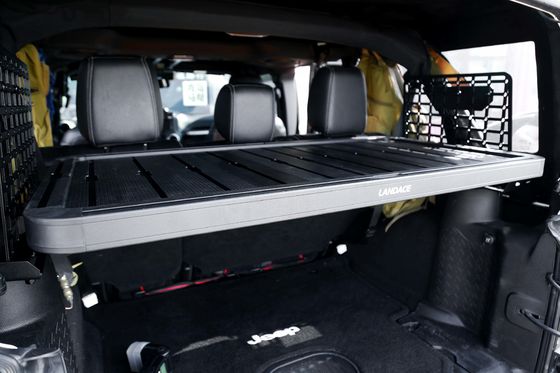 สไตล์เครื่องจักรกล ราคคาร์โก้โลหะแข็งสําหรับ Jeep Wrangler JK 4x4 L Car Interior Carrier