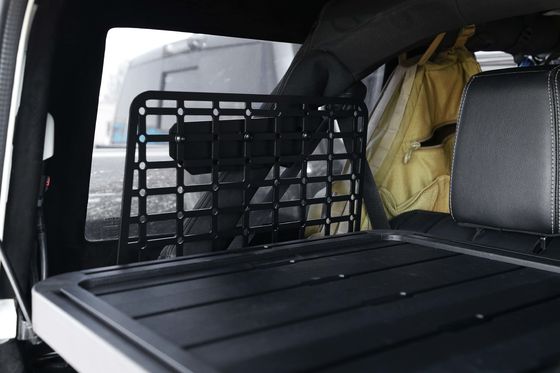 สไตล์เครื่องจักรกล ราคคาร์โก้โลหะแข็งสําหรับ Jeep Wrangler JK 4x4 L Car Interior Carrier