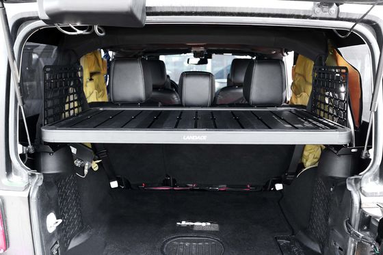 สไตล์เครื่องจักรกล ราคคาร์โก้โลหะแข็งสําหรับ Jeep Wrangler JK 4x4 L Car Interior Carrier