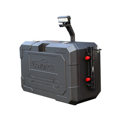 700X450X317MM ปิดถนน อลูมิเนียม Jeep Tailgate กล่องเก็บของภายนอกสําหรับถัง 300 BJ40