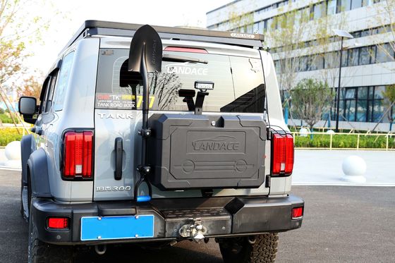 ปิดถนน อลูมิเนียม Jeep Tailgate กล่องเก็บของภายนอกสําหรับถัง 300 BJ40