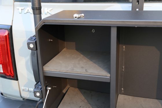 Off-ถนน ดีไซน์ใหม่ Power เสื้อโค้ทing Wrangler Tailgate กล่องเก็บของภายนอก สําหรับถัง 300 BJ40 สําหรับ Wrangler JL JK ถัง 300 BJ40