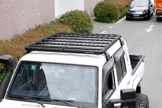 23.5KG สากล ปิดถนน Land Cruiser LC79 ซีรีส์ อลูมิเนียมสับสนูญ ลดโปรไฟล์ แร็คs หลังคารถยนต์เรียบสําหรับ Toyota