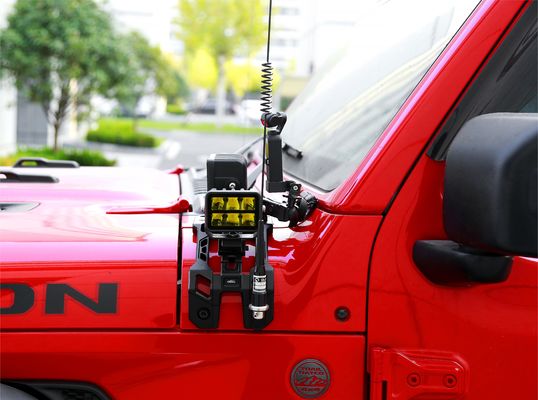 Wrangler Off-ถนน Silver Light Mounting Bแร็คets ด้วยการออกแบบแบบเครื่องจักร CNC ที่สูง