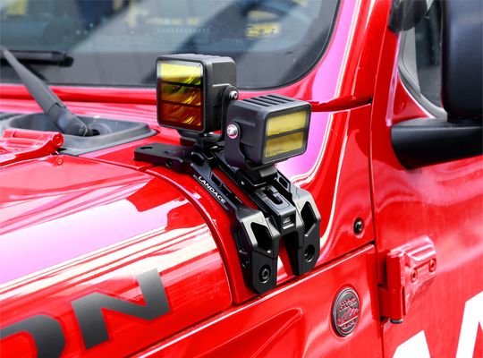 เครื่องพับปรับแสงสําหรับ Jeep Wrangler JL เงิน
