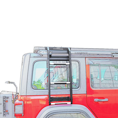 อุปกรณ์เสริมสากล หลังคาที่ใช้ได้บันไดข้างรถสําหรับ Jeep WranglerJK WranglerJL