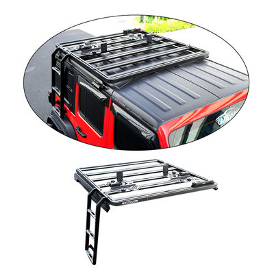 18-23 Wrangler Rubicon Jeep หลังคา Side Climbers Ladder Offถนน Steel Climb Ladder ราคาโรงแรมในประเทศอเมริกา
