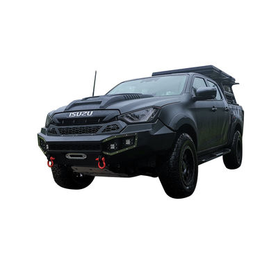 รถยนต์ Make Dmax 2021 หน้าสแตนเลส แบมเปอร์ ป้องกันร่างกาย Kit บูลบาร์ แบมเปอร์รถยนต์สําหรับ ISUZU