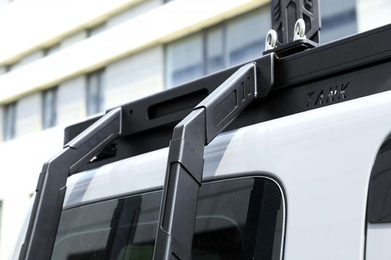 840*400*320mm ถัง 300 4x4 อุปกรณ์เสริมนอกถนน รถยนต์ หลังคาการติดตั้งแม่เหล็กบันไดด้านสําหรับ GWM