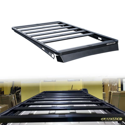 สีดํา 4x4 offถนน 4นักวิ่ง อุปกรณ์เสริม รากหลังคาด้วยสแตนเลสอลูมิเนียม