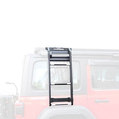 โลหะไร้สแตนเลส ผงเสื้อโค้ทing Car Side Door Ladder สําหรับ Wrangler JL 18-23 รูบิกอน จีป