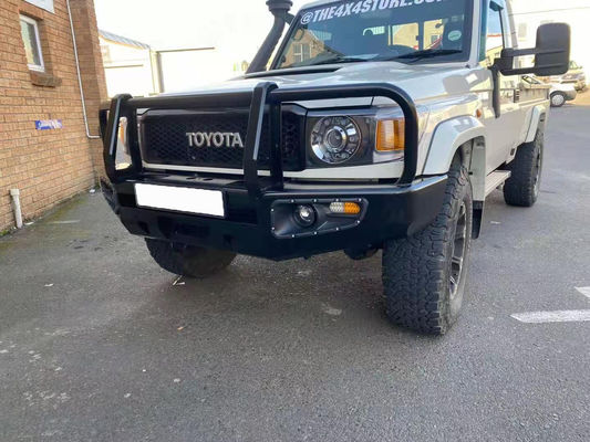 พาวเดอร์เคลือบรถยนต์สีดํา กันชนs สําหรับ Toyota Land Cruiser LC79 ปิดถนน 4x4 อุปกรณ์เสริม