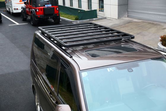 หลังคาติดตั้ง มูลนิเวอร์ซัล มัลติแวน 4X4 Slim Flat Low Profile พลาตฟอร์มเหล็กอัลลูมิเนียม