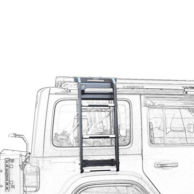4x4 อุปกรณ์เสริมรถยนต์ ระดับบันไดประตูด้านเหล็ก