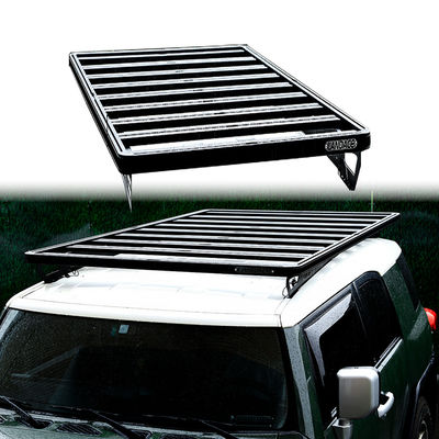 การออกแบบที่พิเศษ หลังคา Mount Cargo Carrier Basket สําหรับ Toyota FJ สีดําและตามต้องการ