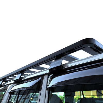 รุ่น Land Cruiser LC76 ซีรีส 4x4 รางหลังคาติดตั้งสีดํา AL6063 SS304 สําหรับ Toyota