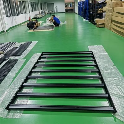 150*142*5 ขนาด ดํา ผง เสื้อโค้ทing หลังคา Cargo Carrier สําหรับการป้องกันและเก็บ LC150