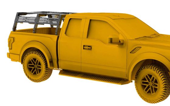 สีดํา ฝุ่นเคลือบคาร์กโก้ แร็ค Roll Bar สําหรับรับ GLADIATOR อุปกรณ์เสริมภายนอก