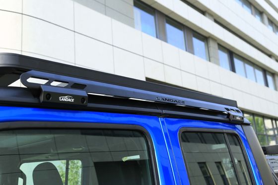 JEEP 1390X1400X400 สีดํา ฝุ่นเคลือบคาร์กโก้ แร็ค Roll Bar สําหรับอุปกรณ์เสริมภายนอก