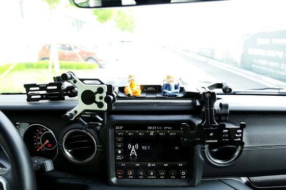 OEM รถถือโทรศัพท์มือถือ Bแร็คet อลูมิเนียมสลัดสําหรับ JEEP