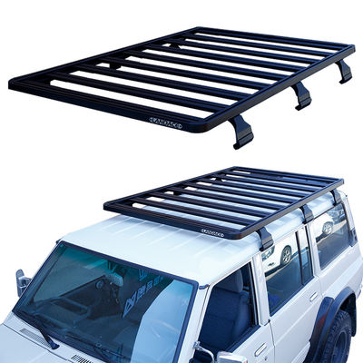 2100X1300mm ขาวเคลือบหลังคา แร็ค กระเป๋าสําหรับ Nissan Patrol Y60 ปิดถนน Adventure