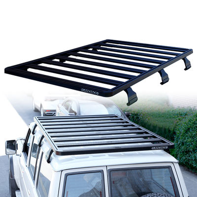 2100X1300mm ขาวเคลือบหลังคา แร็ค กระเป๋าสําหรับ Nissan Patrol Y60 ปิดถนน Adventure