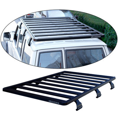 2100X1300mm ขาวเคลือบหลังคา แร็ค กระเป๋าสําหรับ Nissan Patrol Y60 ปิดถนน Adventure