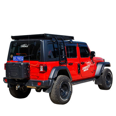 4x4 Off-ถนน อลูมิเนียมสกัดหลังคา แร็ค กระเป๋าเดินทาง รถหลังคา กระเป๋าในสีดํา 1455 * 1425 * 113mm