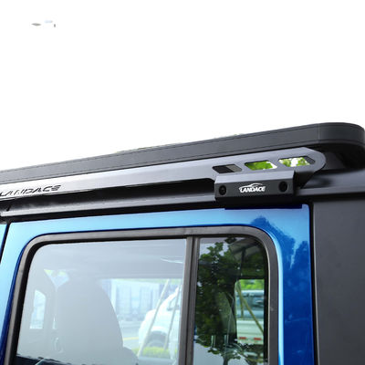 แร็คหลังคาเรียบสําหรับ Jeep Wrangler JT สับสนธิอลูมิเนียมเบาสําหรับการติดตั้งง่าย