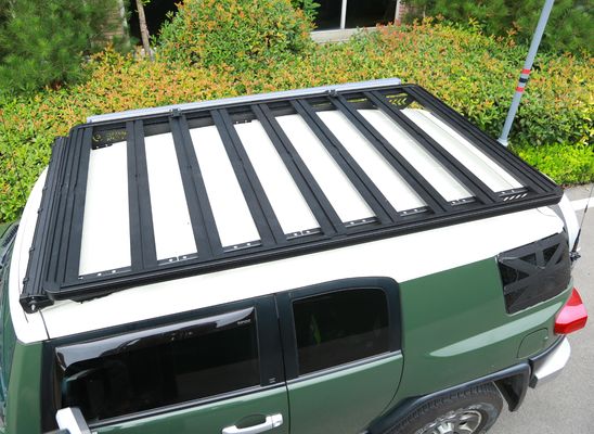 ขนาดที่กําหนดเอง อลูมิเนียมสับสนธิ แร็ค หลังคาสําหรับ FJ Cruiser 4x4 อะไหล่รถเบา