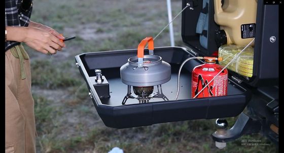 กล่องเก็บของทางบกกล่องเครื่องมือ ประตูหลังกล่องเก็บของภายนอก