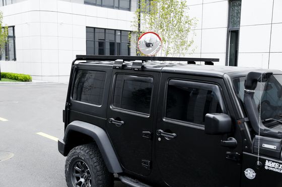 4x4 อลูมิเนียมสกัดรากหลังคาสําหรับ Jeep Wrangler JK Car Exterior Accessories ในสีดํา
