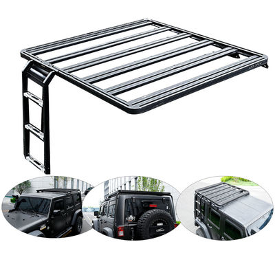 Jeep Wrangler JK Steel Single Side Ladder สําหรับการปรับปรุงรถยนต์ เหมาะสําหรับ 840*400*261mm