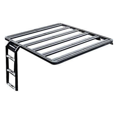 Jeep Wrangler JK Steel Single Side Ladder สําหรับการปรับปรุงรถยนต์ เหมาะสําหรับ 840*400*261mm
