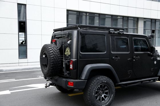 รากรถรางหลังคาสแตนเลสอลูมิเนียมทั่วไปสําหรับ Jeep Wrangler JK อุปกรณ์เสริมรถนอกถนน