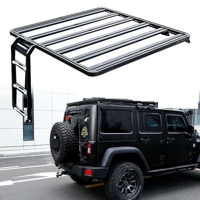 ตะเวียงข้างเดียวที่กําหนดเองสําหรับ Jeep Wrangler JK Side Door Ladder Retrofit Kit Q235-8