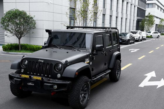 อิเล็กทรอฟอเรซิสและผิวขาว อลูมิเนียม แร็ค กระเป๋าเดินทางสําหรับ Jeep Wrangler JK