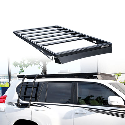 เครื่องบรรทุกหลังคารถยนต์สําหรับ Toyota Prado Land Cruiser Lc150 เครื่องตกแต่งฝนที่เรียบ