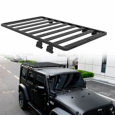 Jeep JK 1500*1425 แร็คหลังคาสแตนเลสอลูมิเนียมสําหรับการเดินทางนอกถนนและการชําระเงิน T/T