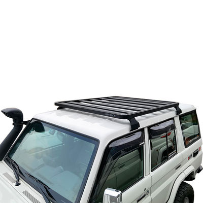IATF16949 ยอมรับ แร็ค หลังคารถยนต์เคลือบผงสําหรับ LC79 ด้วยวัสดุสกัดอลูมิเนียม