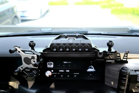 4x4 อุปกรณ์เสริมรถยนต์ 12V 6 Gang Switch Panel พร้อมการติดตั้งเครื่องดึงแม่เหล็ก