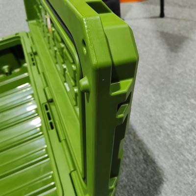 กล่องเก็บของบนหลังคารถที่กันระเบิด สีเขียว 4X4 กล่องบรรทุกบนหลังคา