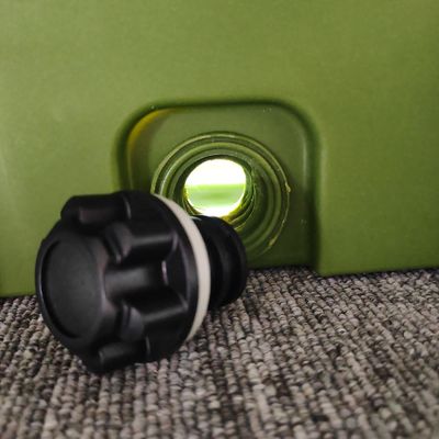 กล่องเก็บของบนหลังคารถที่กันระเบิด สีเขียว 4X4 กล่องบรรทุกบนหลังคา