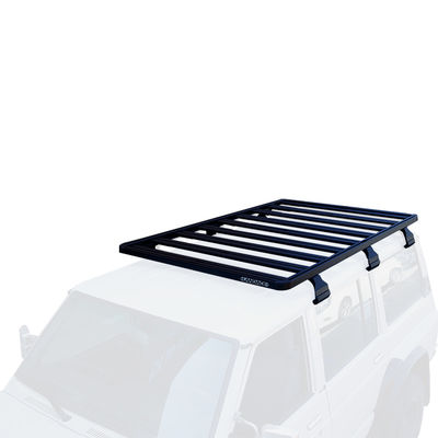 หลังคาติดตั้ง สากล หลังคา Basket สําหรับ Toyota Y60 เลเซอร์ตัดอัลลูมิเนียม Cargo Carrier