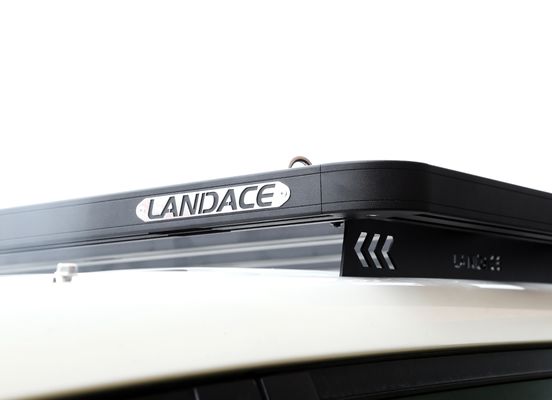 1500*1380*44mm สีดํา อะไหล่รถยนต์ อลูมิเนียม รากหลังคา พลาตฟอร์ม รากหลังคารถยนต์ สําหรับ Toyota LC200 สั้น